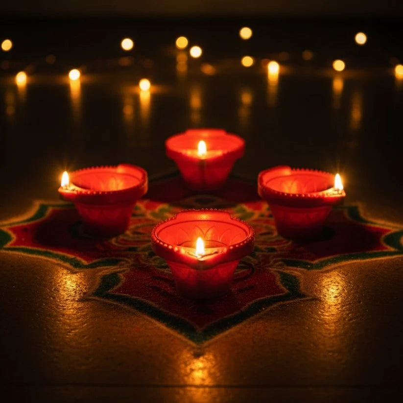 LED Light Water Sensor Diyas (Pack of 6/12/18/24)