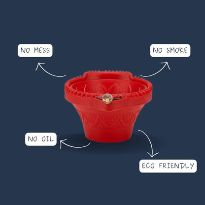 LED Light Water Sensor Diyas (Pack of 6/12/18/24)